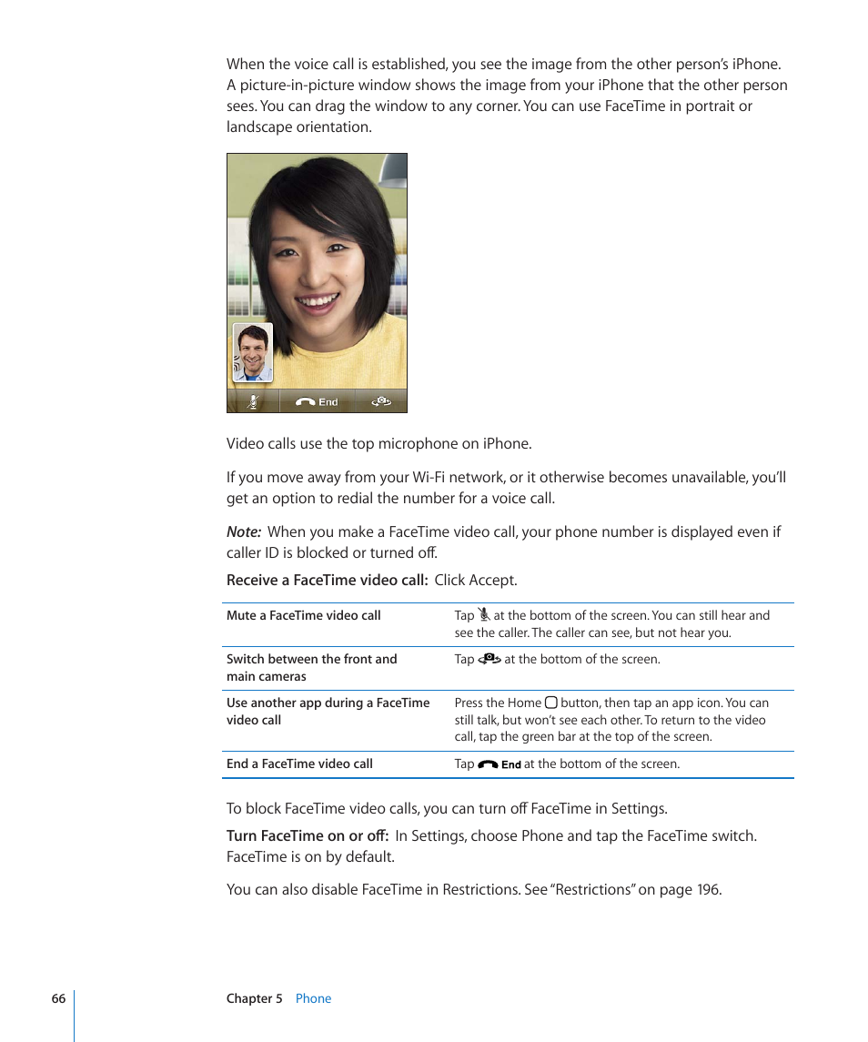Apple iPhone 4G User Manual | Page 66 / 274