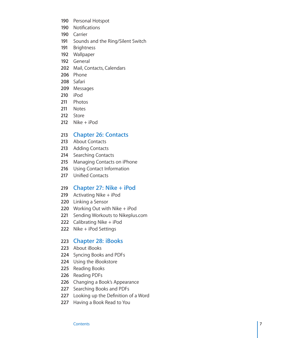 Apple iPhone 4G User Manual | Page 7 / 274