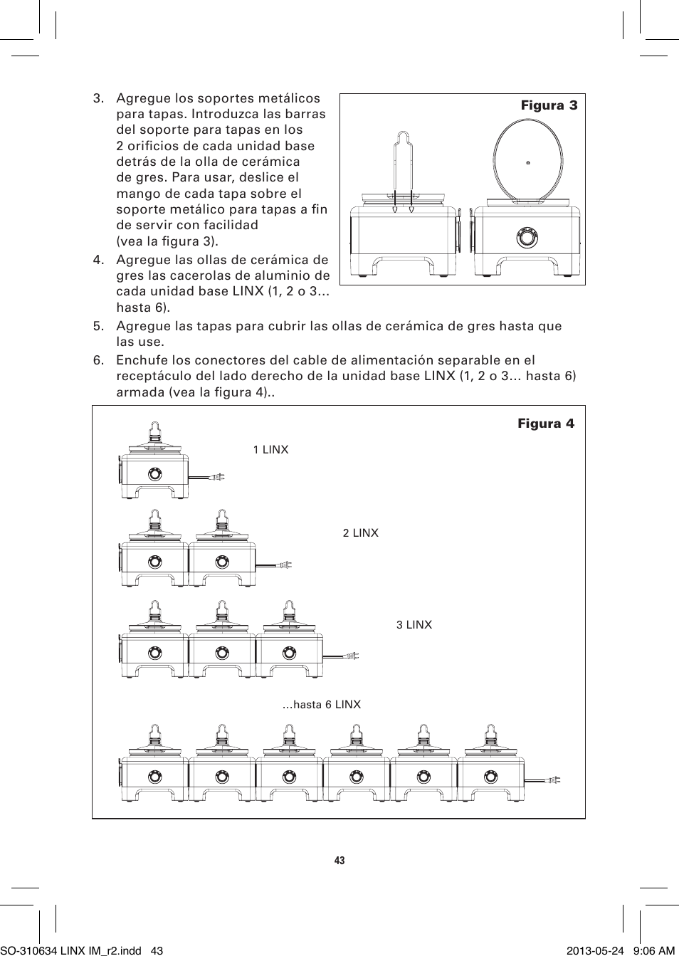 BELLA 14012 1 x 2.5 QT Linkable Slow Cooker System User Manual | Page 45 / 54