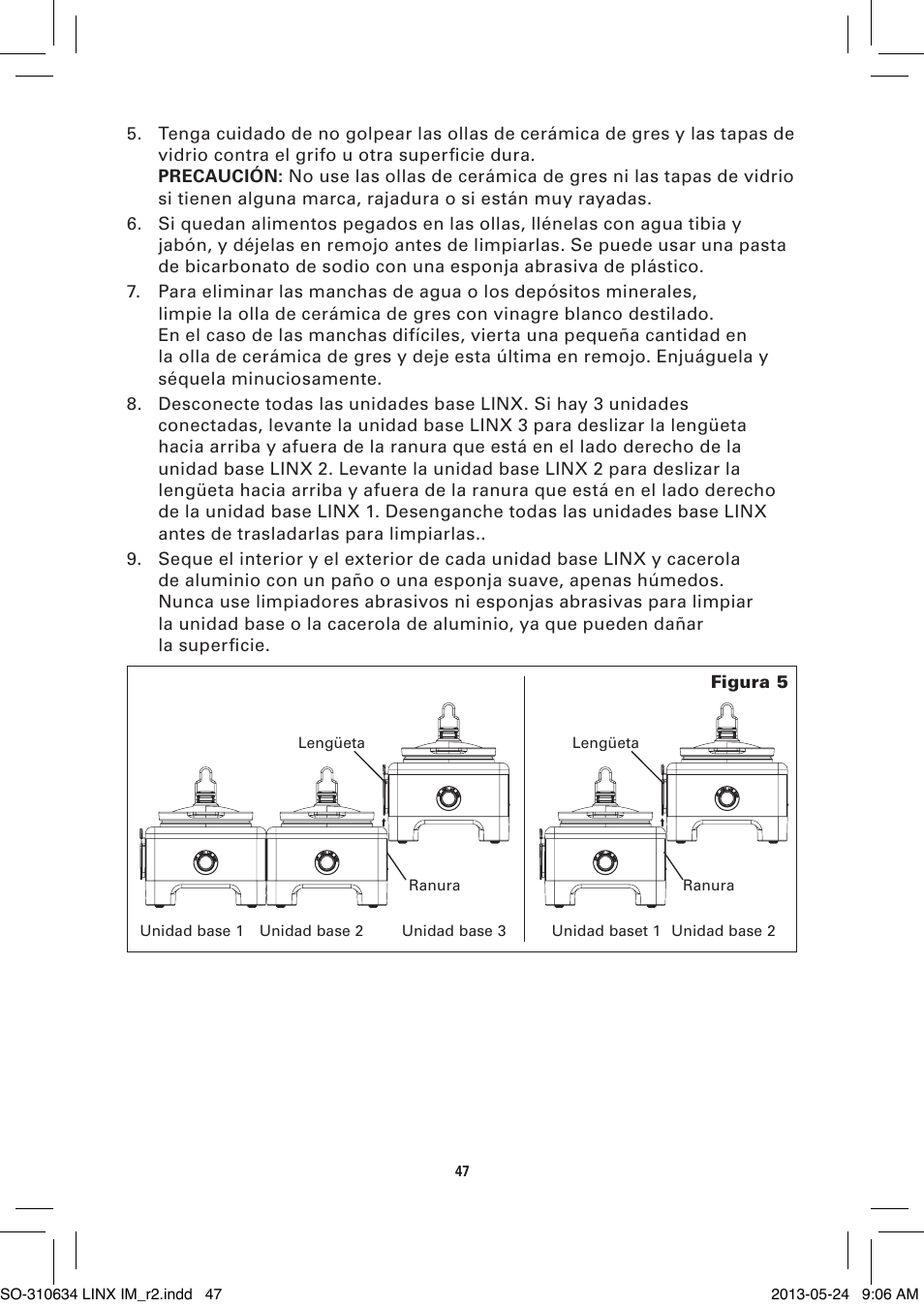 BELLA 14012 1 x 2.5 QT Linkable Slow Cooker System User Manual | Page 49 / 54