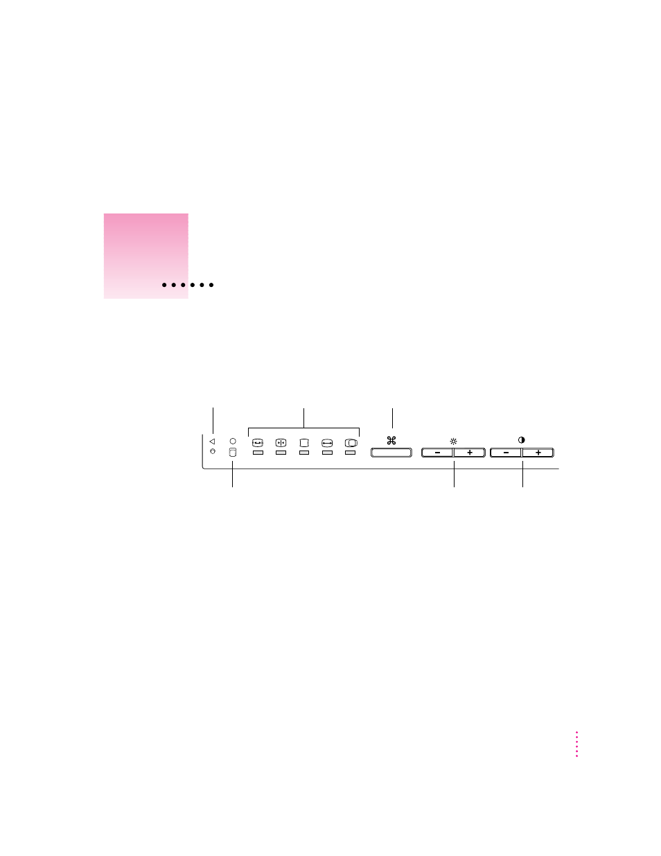Adjusting the picture | Apple Multiple Scan 20 Display User Manual | Page 29 / 55