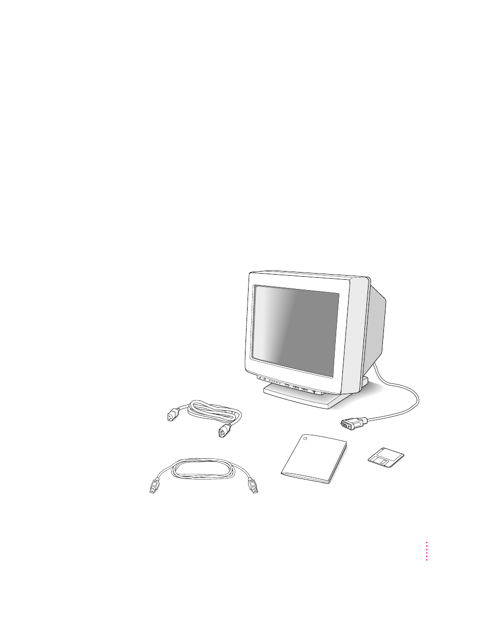 Getting ready to set up | Apple Multiple Scan 20 Display User Manual | Page 9 / 55