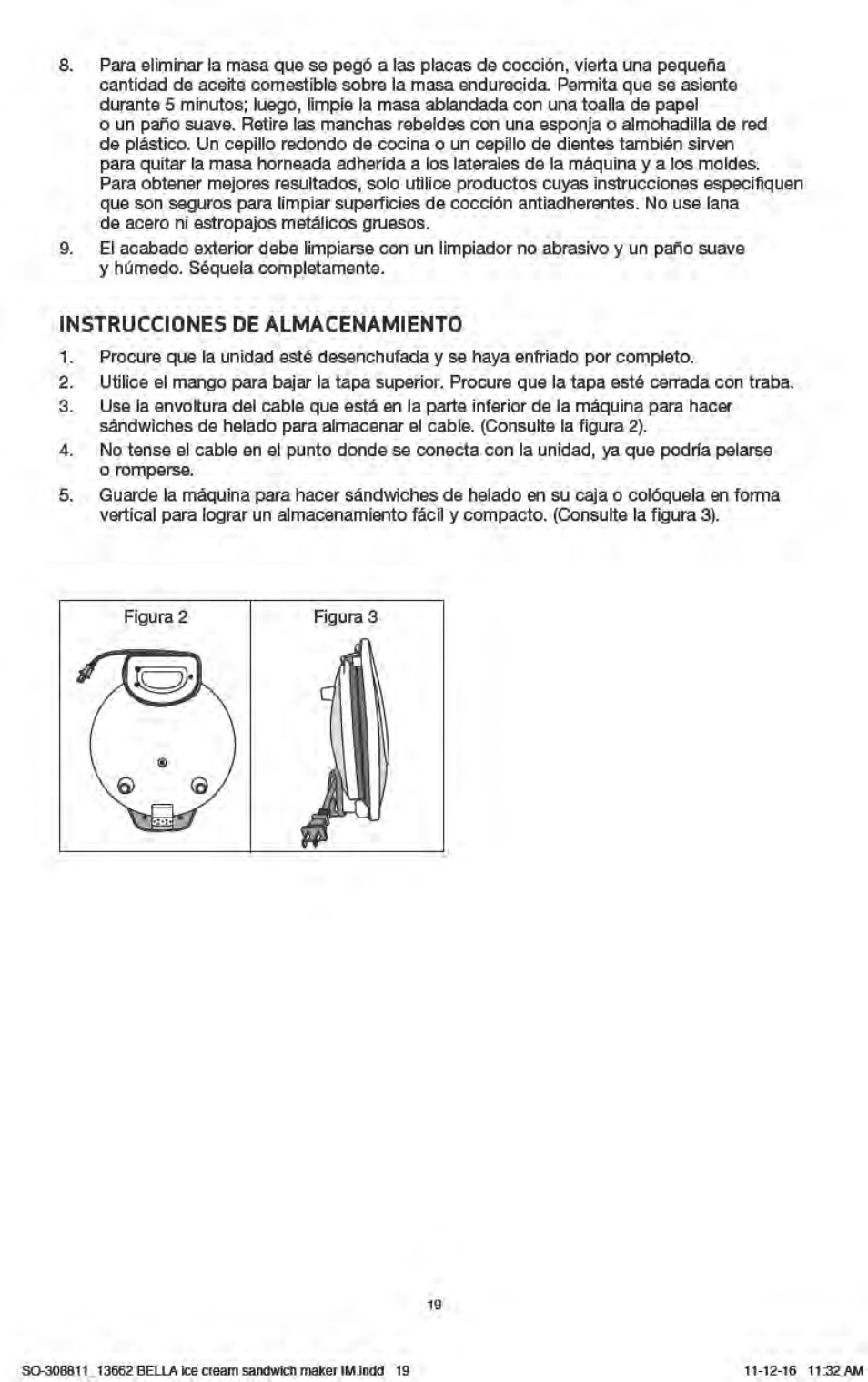 BELLA 13662 Ice Cream Sandwich Maker User Manual | Page 22 / 29