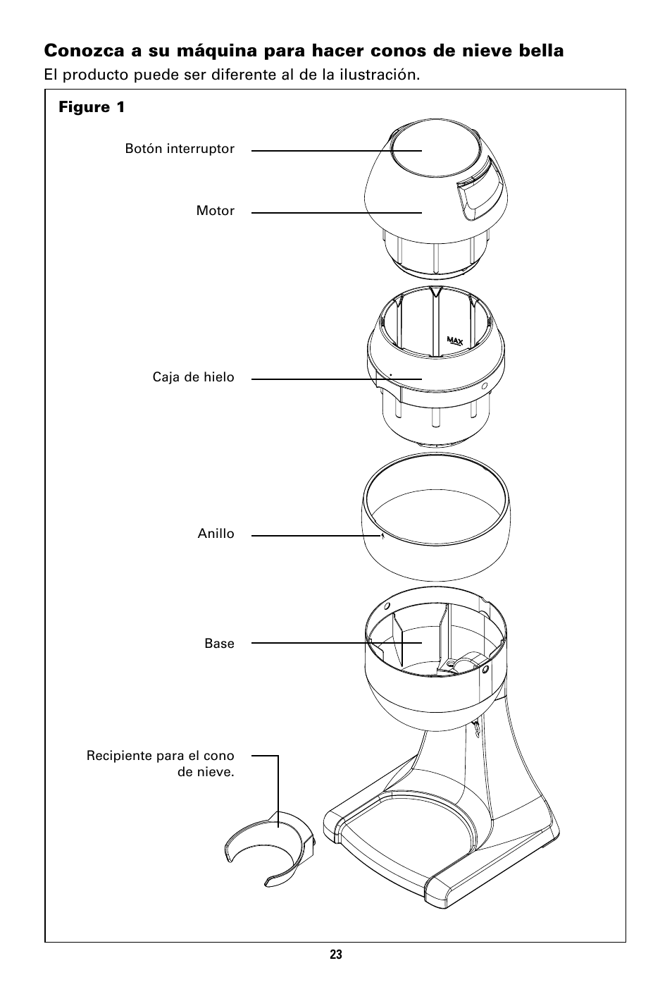 BELLA 13971 Snow Cone Maker User Manual | Page 25 / 30