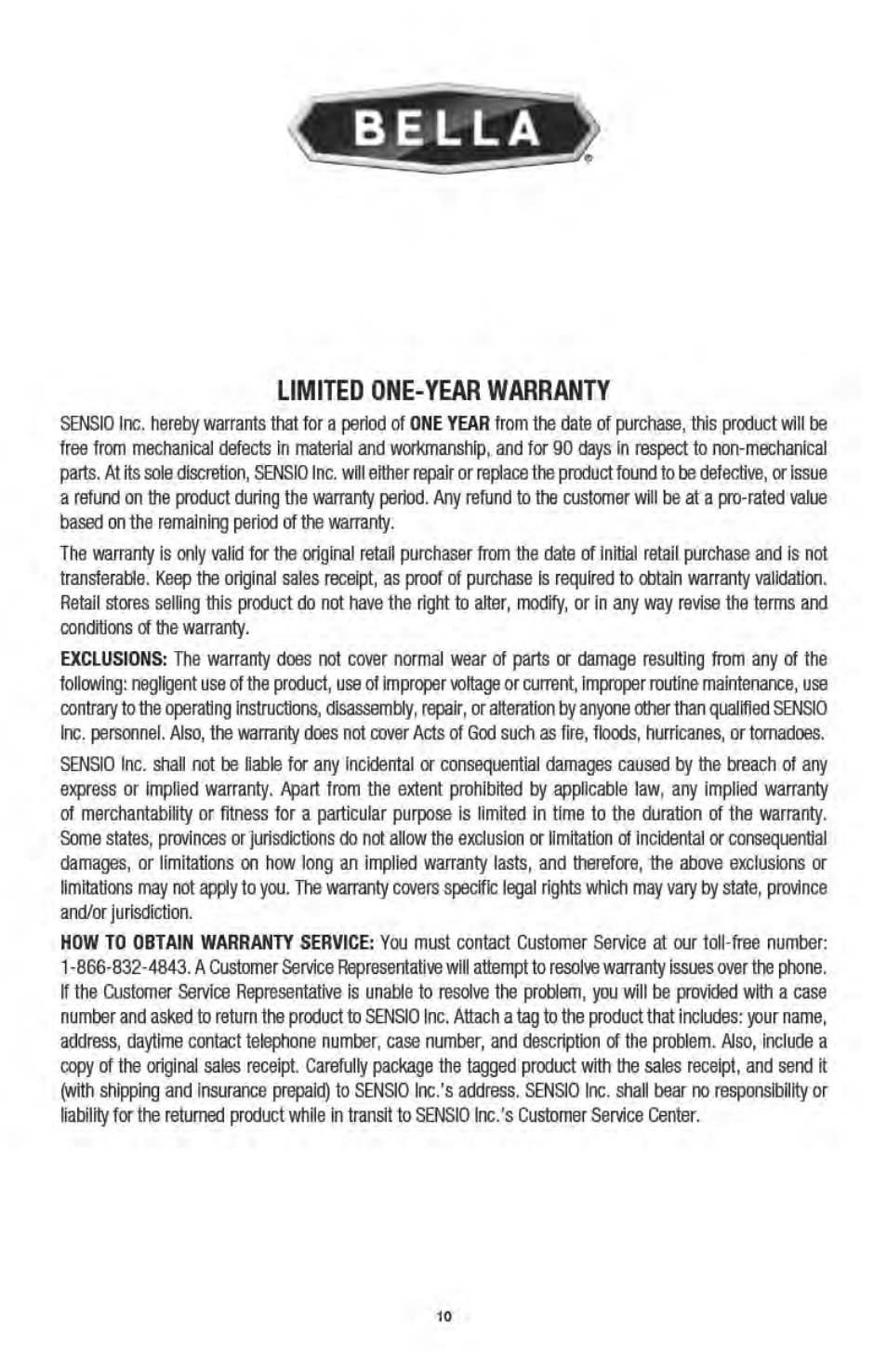 BELLA 13554 Hot Air Popcorn Maker User Manual | Page 11 / 21