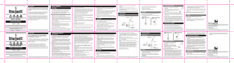 BernzOmatic JT680 User Manual | 2 pages