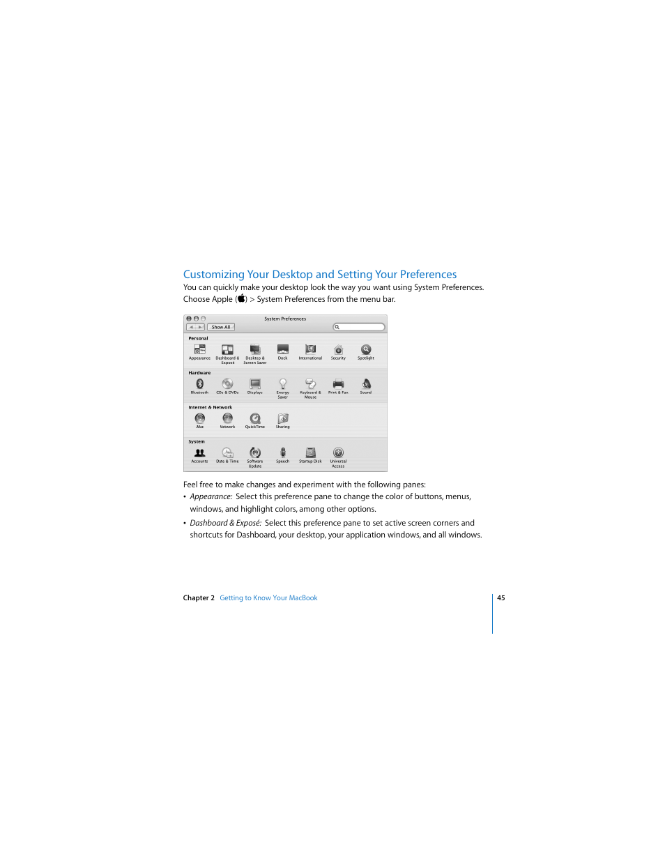 Apple MACBOOK User Manual | Page 45 / 138