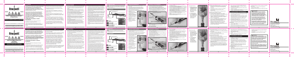 Manuel d’instructions et d’utilisation, Manual de instruções e operação, Avertissements supplémentaires | Advertência adicionais | BernzOmatic ST200 User Manual | Page 2 / 2