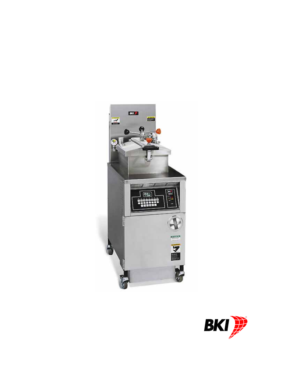 BKI LGF-FC Gas Pressure Fryer User Manual | 42 pages