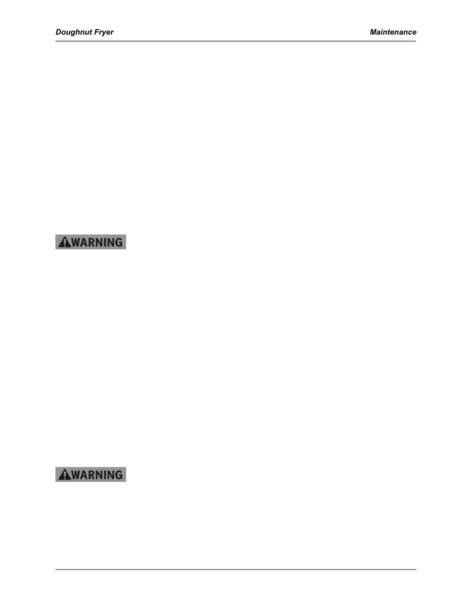 Boil-out procedure | BKI DNF-F Doughnut Fryer User Manual | Page 20 / 24