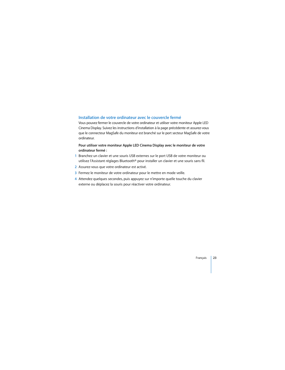 Apple Cinema Display User Manual | Page 23 / 122