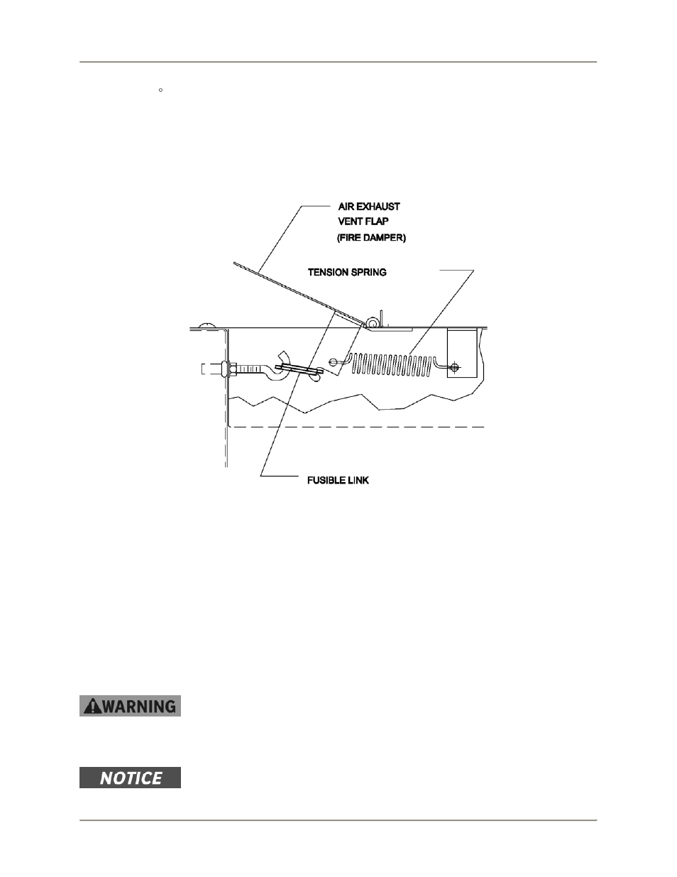 Fire damper, Particle/odor filter, Restraining device | BKI FH-28WM Ventless Hood System User Manual | Page 11 / 20