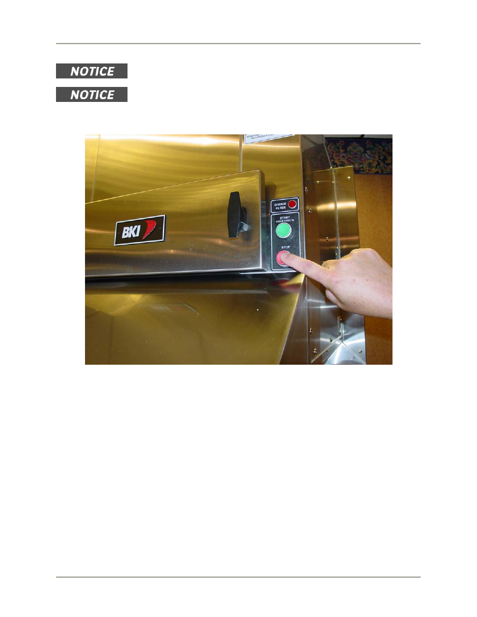 Shut-down, When to replace the filter, Cleaning | BKI FH-28 Ventless Hood System User Manual | Page 10 / 24