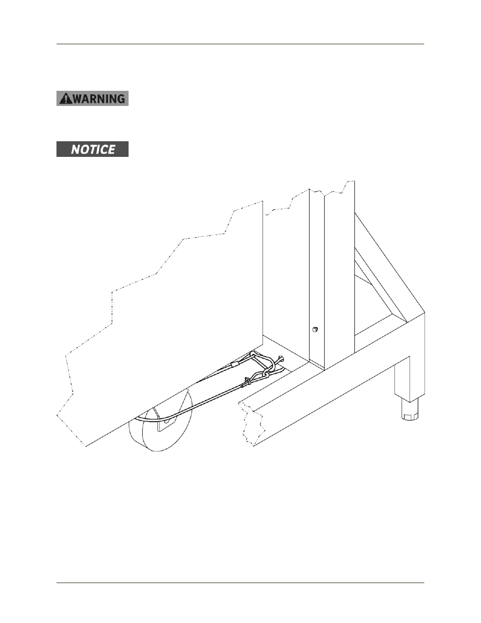 Appliance restraining device | BKI FH-28 Ventless Hood System User Manual | Page 16 / 24