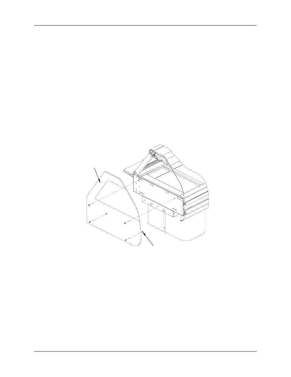 Front and rear cover attachment, End panel mounting | BKI CSW Hot Food Deli Case User Manual | Page 13 / 20