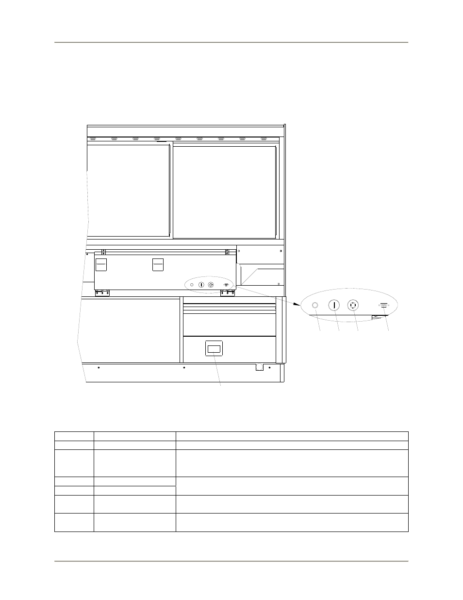 Operation, Controls and indicators, Hardware controls | BKI TDCG Tiered Display Merchandiser User Manual | Page 7 / 24