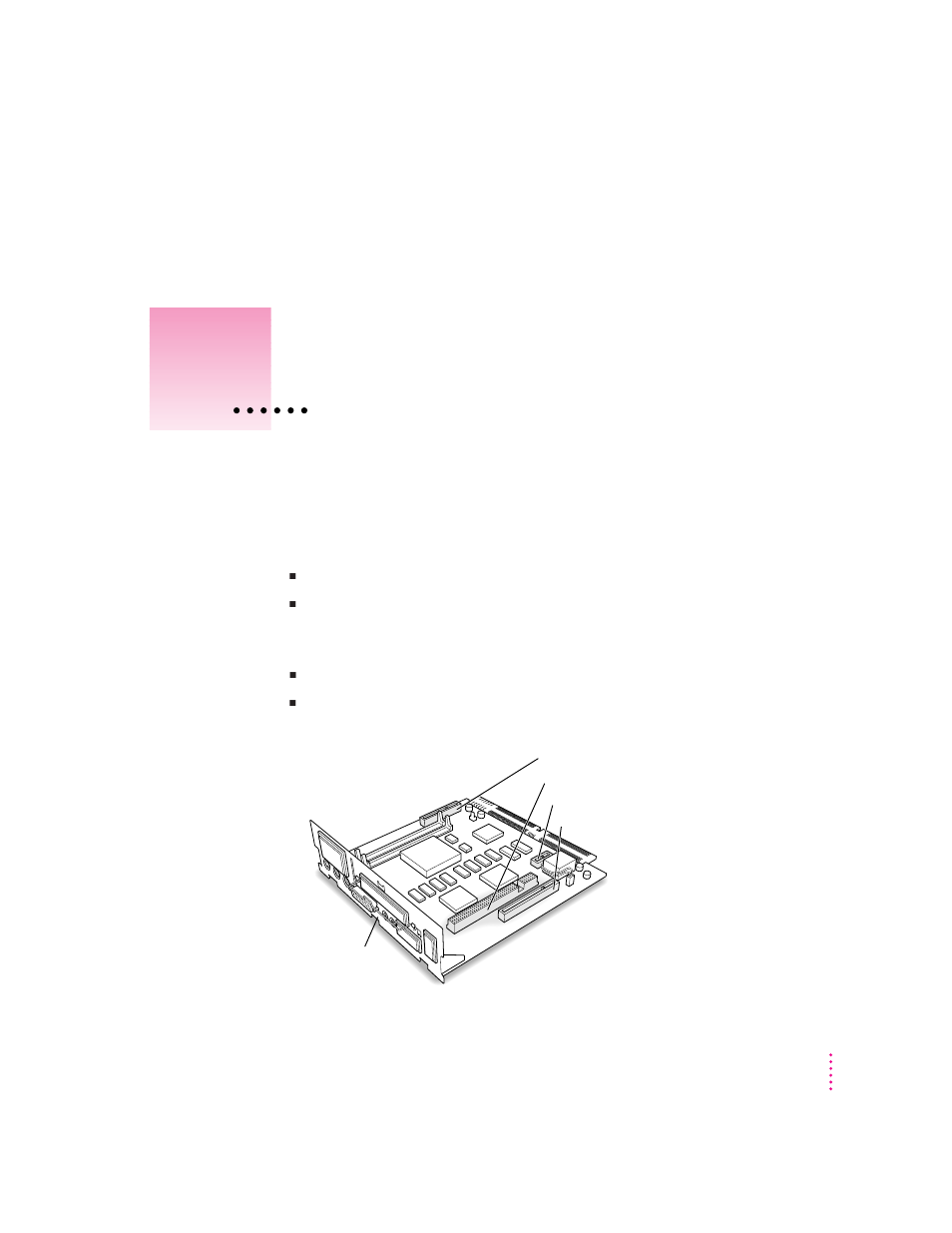 Appendix b installing an expansion card | Apple Macintosh LC 580 User Manual | Page 95 / 114