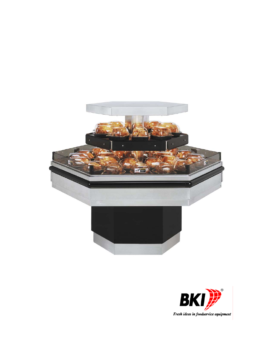 BKI BHI-T Hot Deli Display Island User Manual | 16 pages