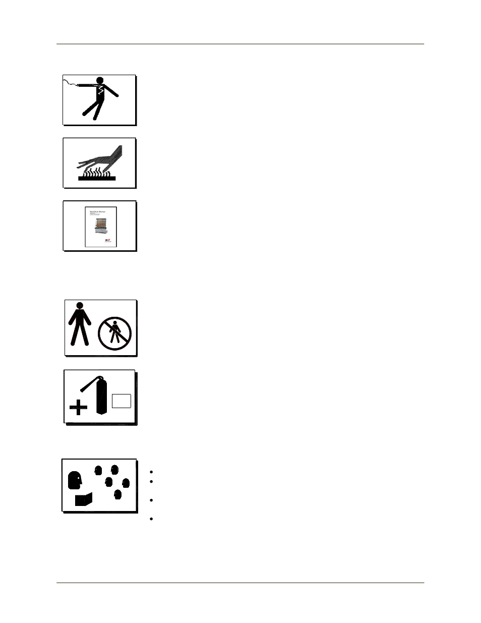 Safe work practices | BKI MDW Multi-Deck Warmer User Manual | Page 5 / 16