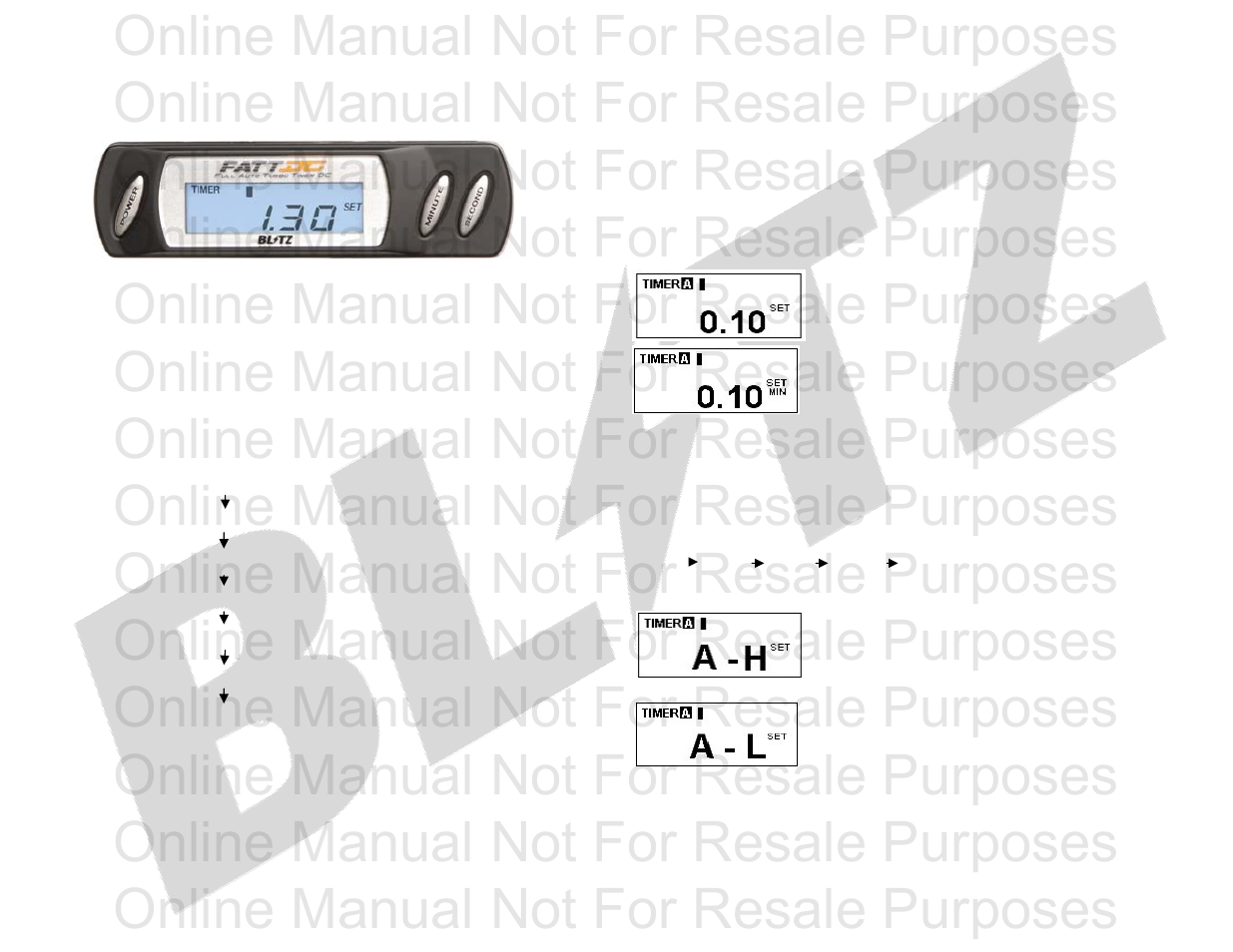 Online manual not for resale purposes | BLITZ Full Auto DC4 User Manual | Page 4 / 6