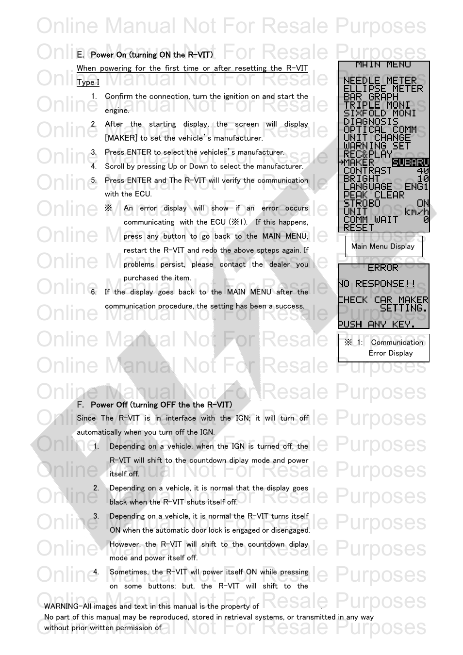 Online manual not for resale purposes | BLITZ R-VIT Type 1 User Manual | Page 10 / 29