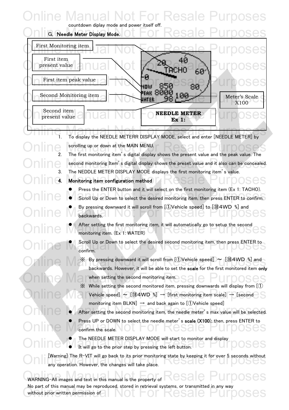 Online manual not for resale purposes | BLITZ R-VIT Type 1 User Manual | Page 11 / 29