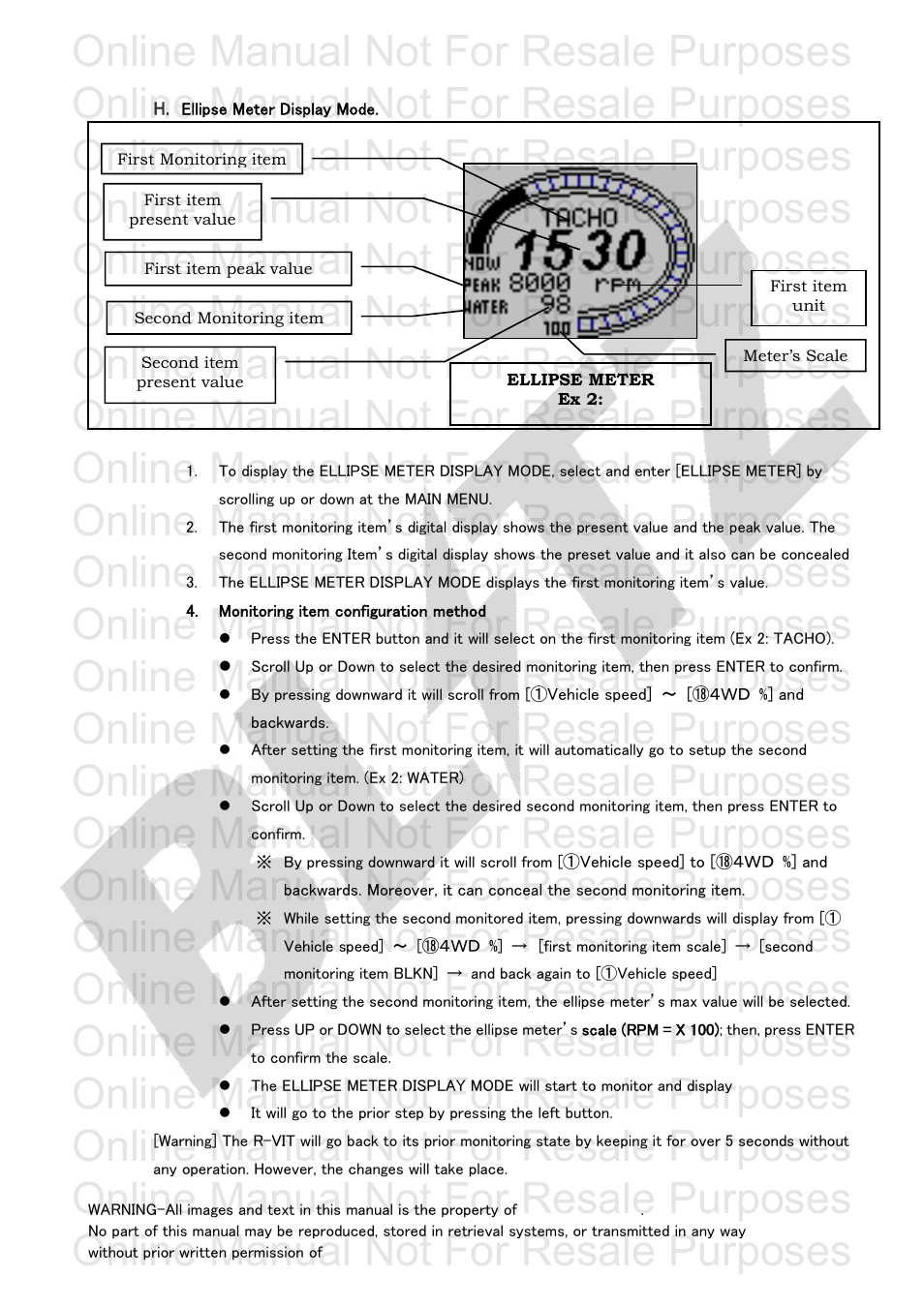 Online manual not for resale purposes | BLITZ R-VIT Type 1 User Manual | Page 13 / 29