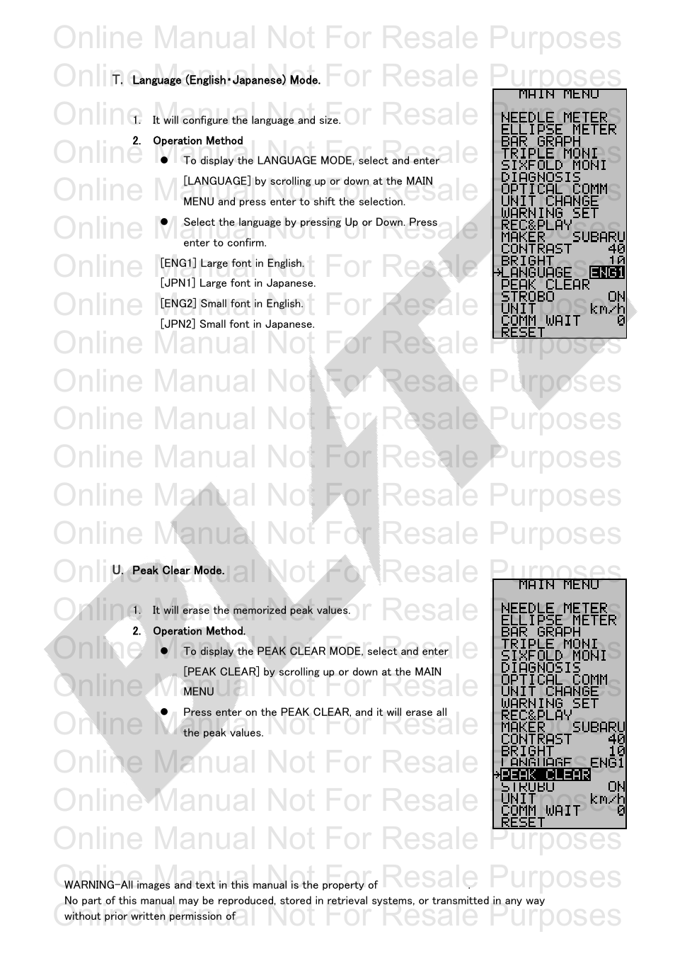 Online manual not for resale purposes | BLITZ R-VIT Type 1 User Manual | Page 25 / 29