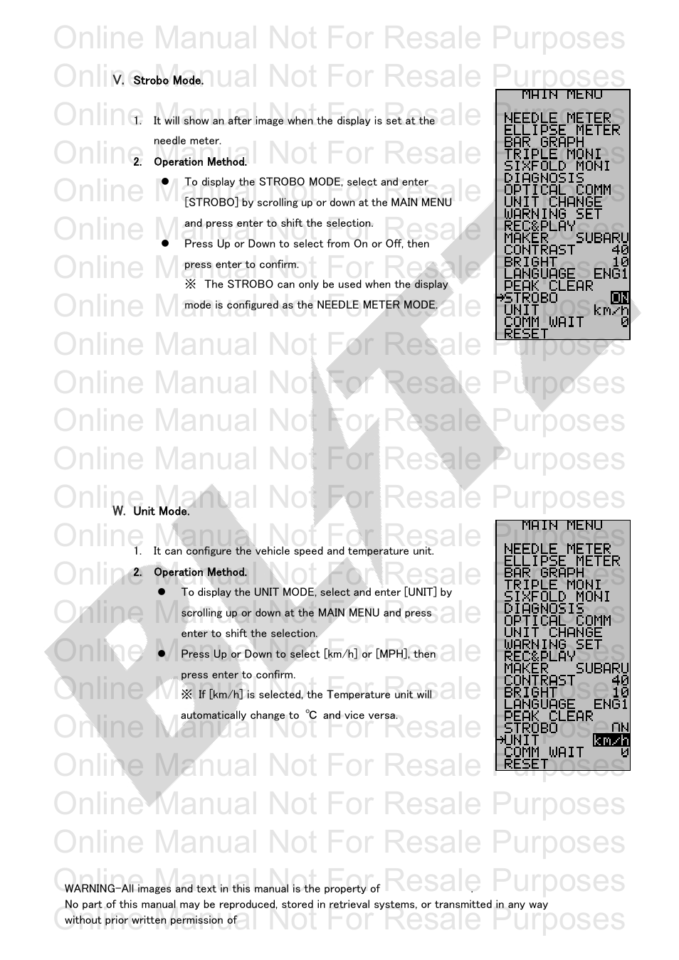 Online manual not for resale purposes | BLITZ R-VIT Type 1 User Manual | Page 26 / 29