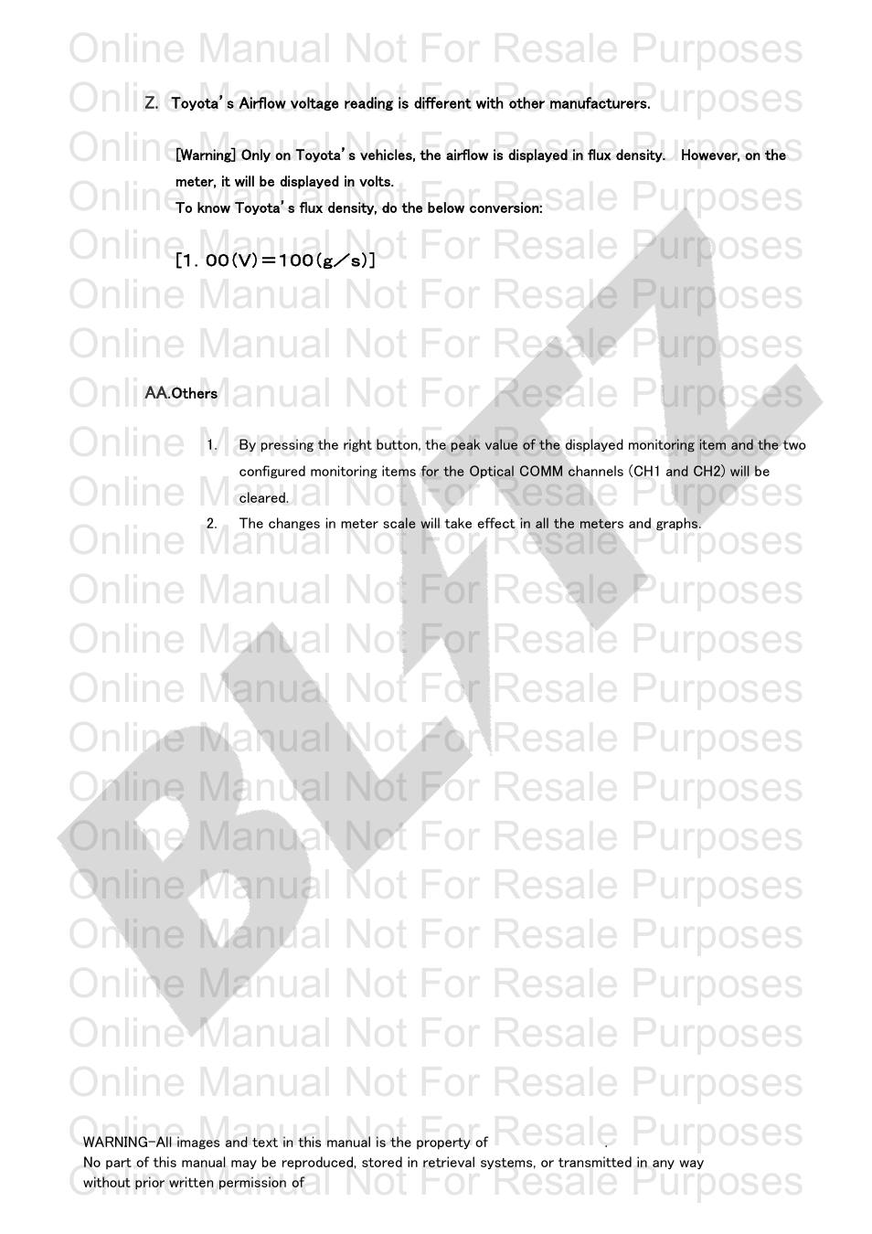 Online manual not for resale purposes | BLITZ R-VIT Type 1 User Manual | Page 28 / 29