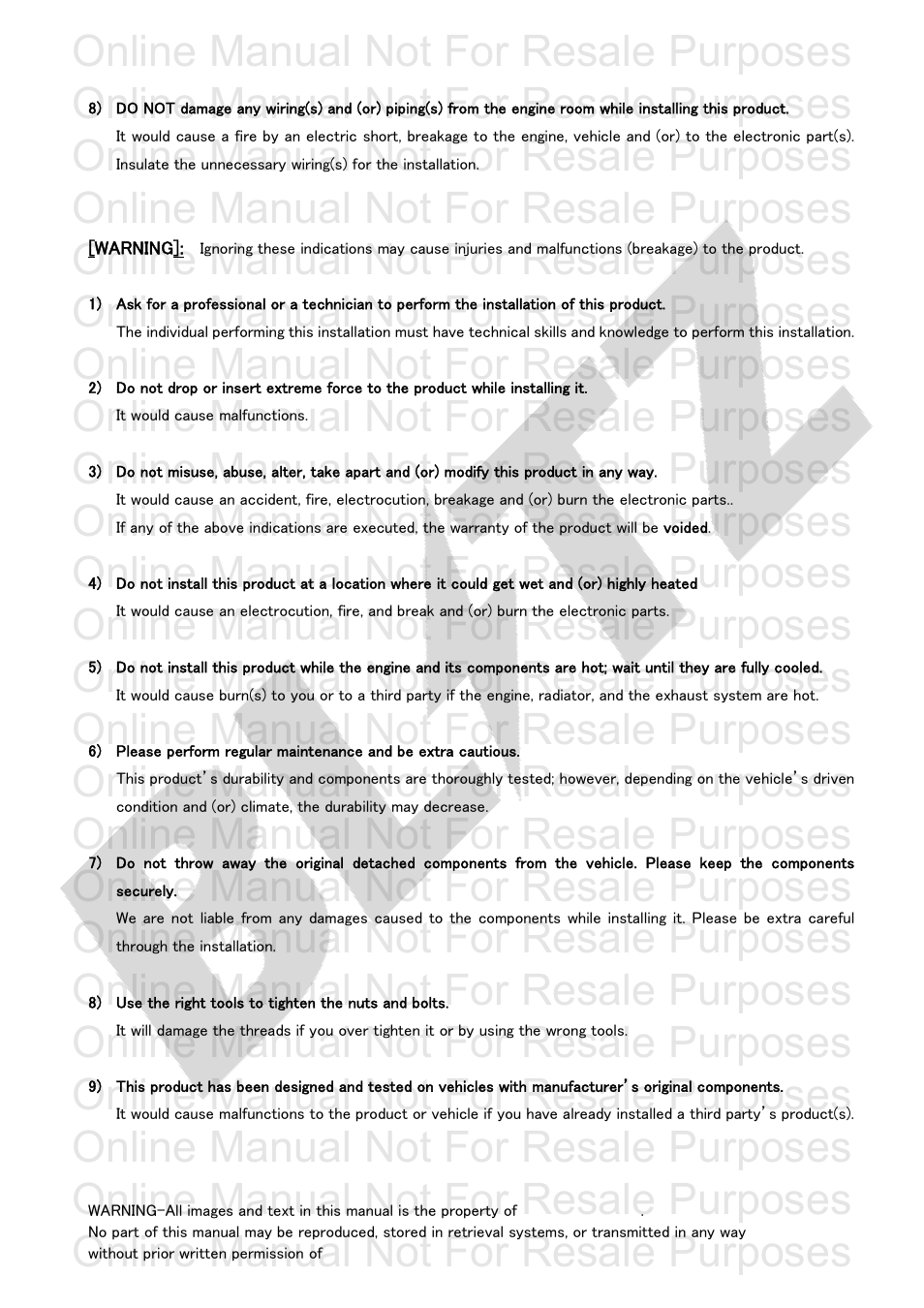 Online manual not for resale purposes | BLITZ R-VIT Type 1 User Manual | Page 3 / 29