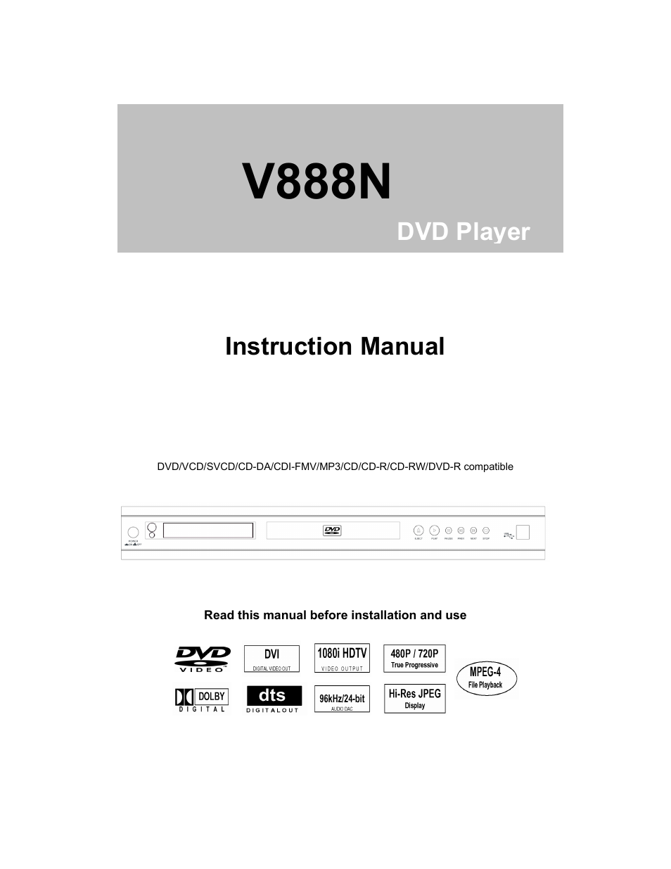 MOMITSU V888N User Manual | 65 pages