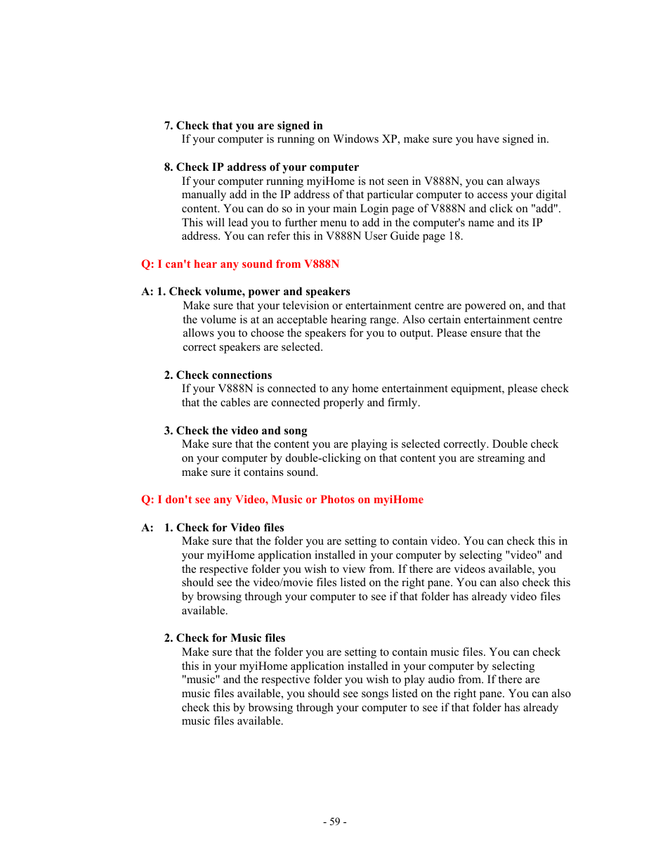 MOMITSU V888N User Manual | Page 60 / 65