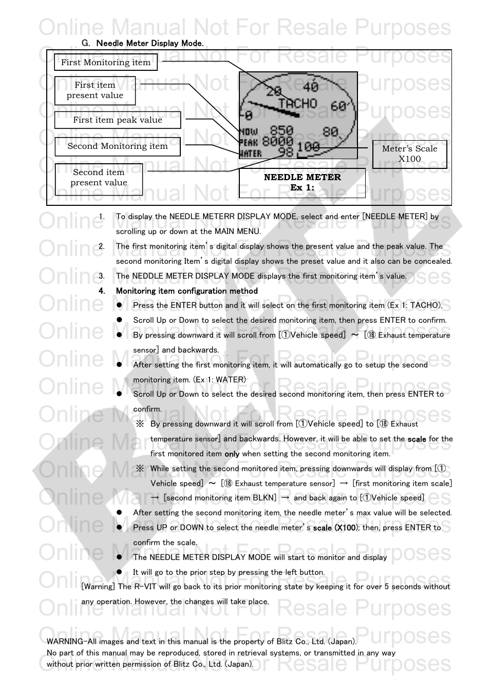 Online manual not for resale purposes | BLITZ R-VIT Type 2 User Manual | Page 11 / 29