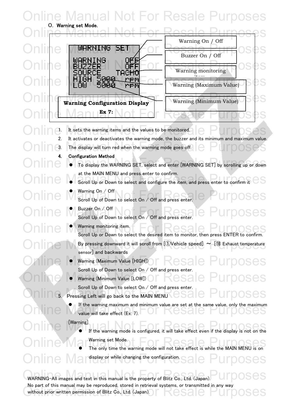 Online manual not for resale purposes | BLITZ R-VIT Type 2 User Manual | Page 22 / 29