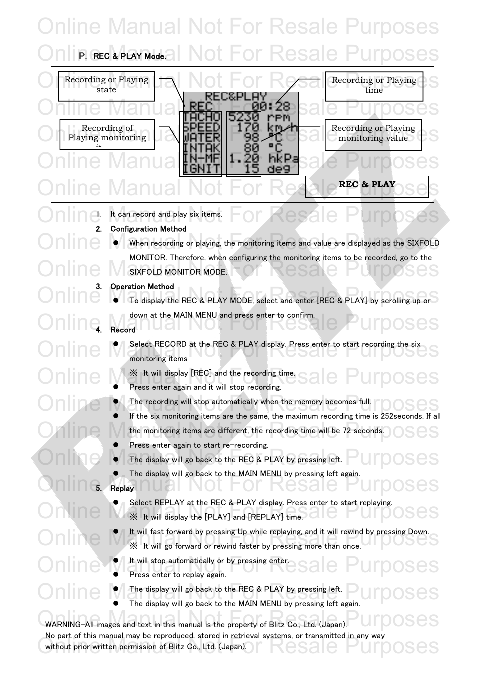 Online manual not for resale purposes | BLITZ R-VIT Type 2 User Manual | Page 23 / 29