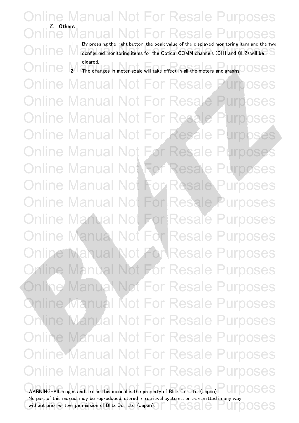 Online manual not for resale purposes | BLITZ R-VIT Type 2 User Manual | Page 28 / 29