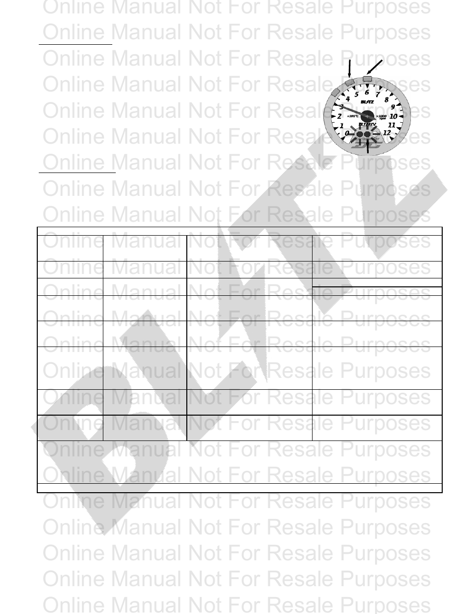 Online manual not for resale purposes | BLITZ DCII Meters User Manual | Page 10 / 10