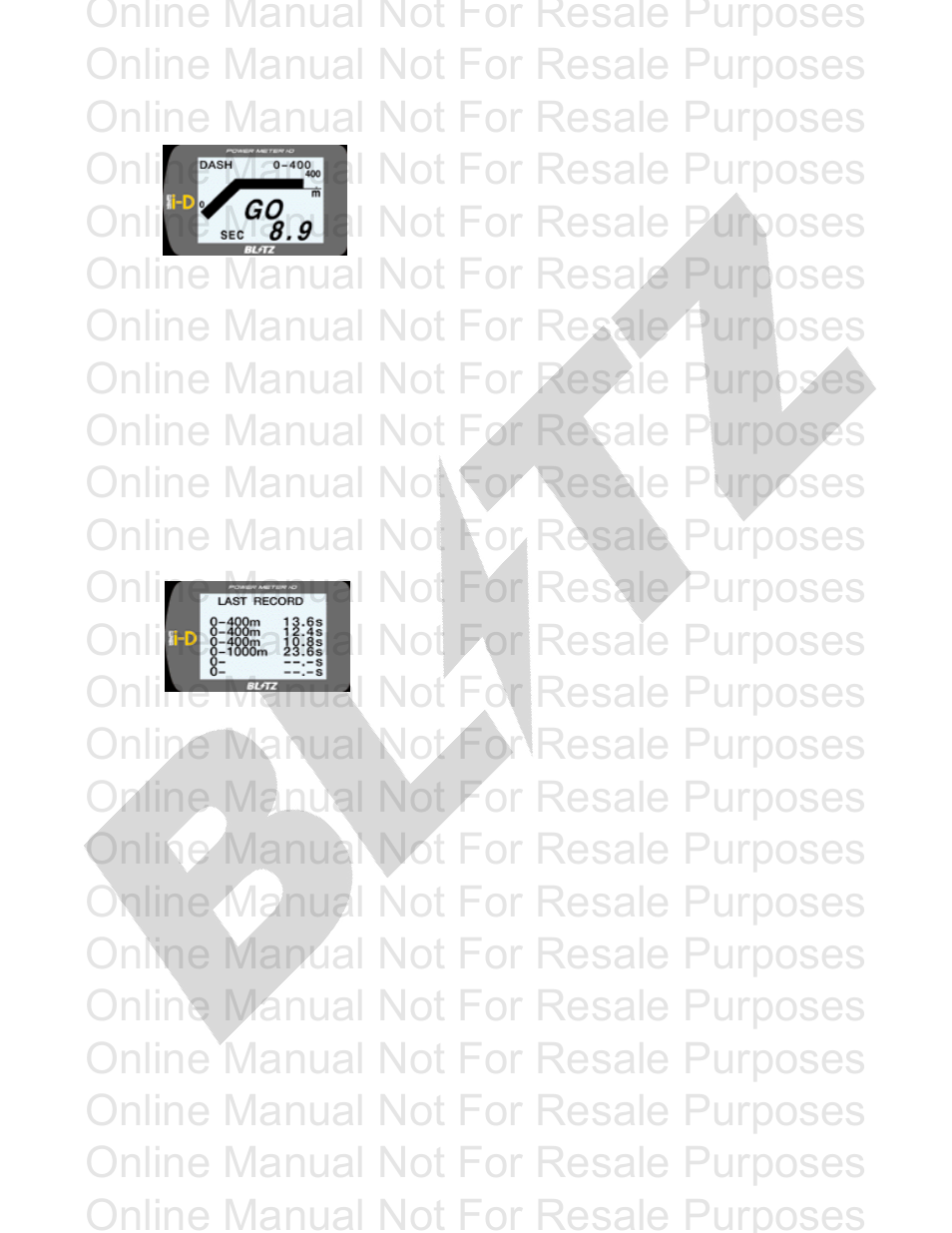 Online manual not for resale purposes | BLITZ Power Meter i-D User Manual | Page 4 / 5