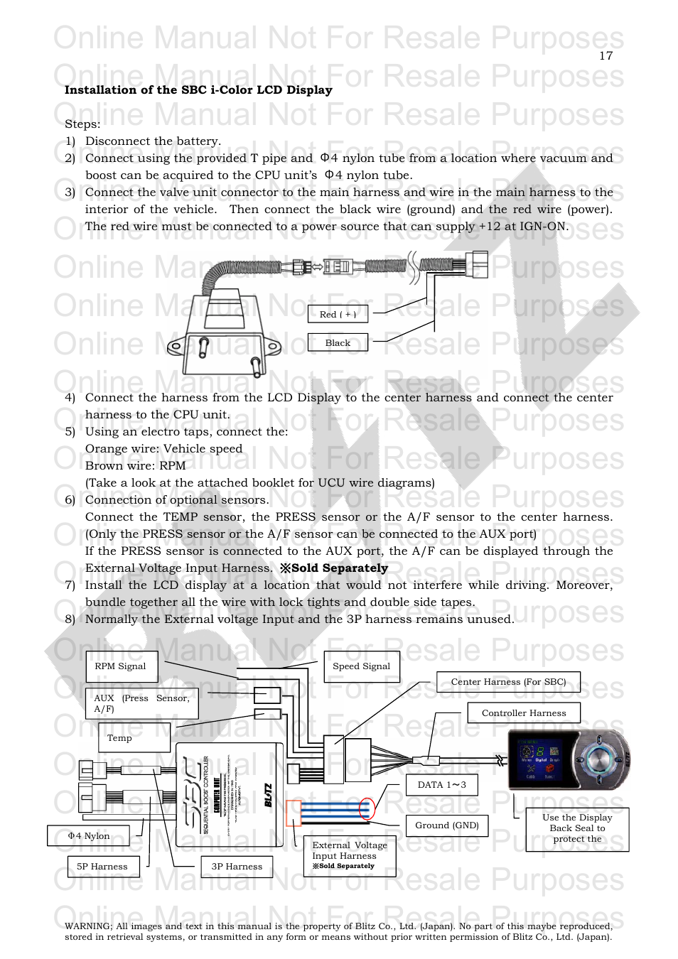 Online manual not for resale purposes | BLITZ SBC i-Color User Manual | Page 18 / 42