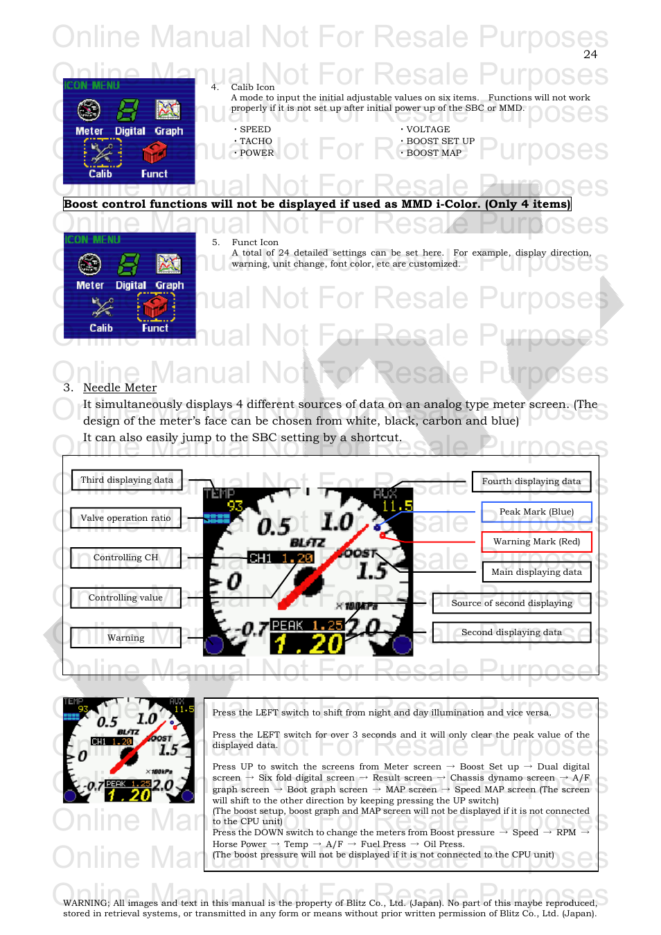 Online manual not for resale purposes | BLITZ SBC i-Color User Manual | Page 25 / 42