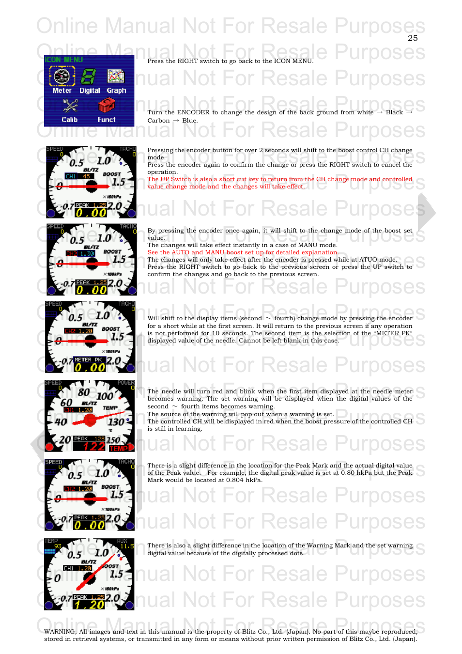 Online manual not for resale purposes | BLITZ SBC i-Color User Manual | Page 26 / 42