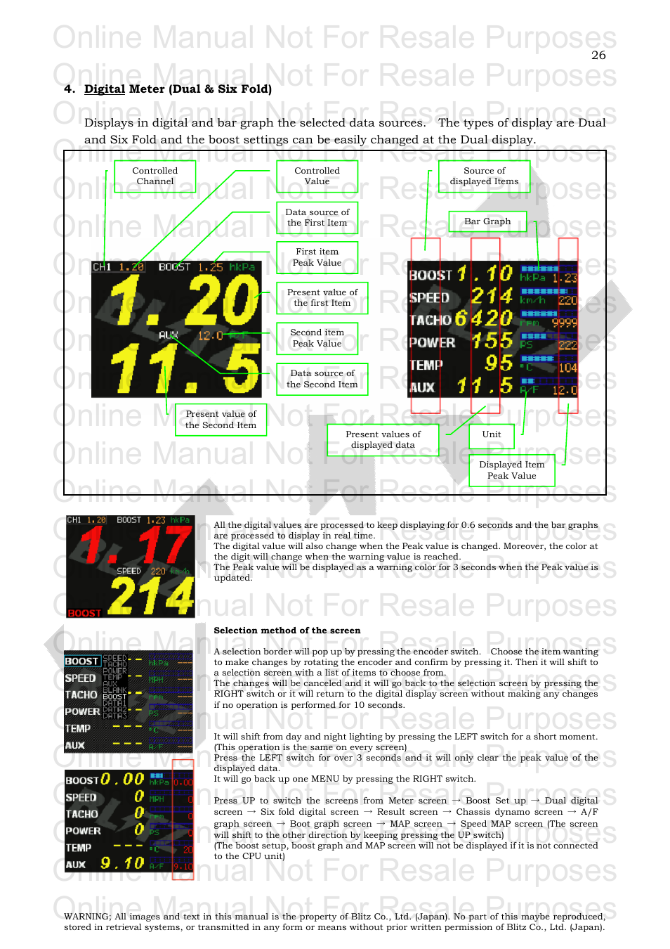 Online manual not for resale purposes | BLITZ SBC i-Color User Manual | Page 27 / 42