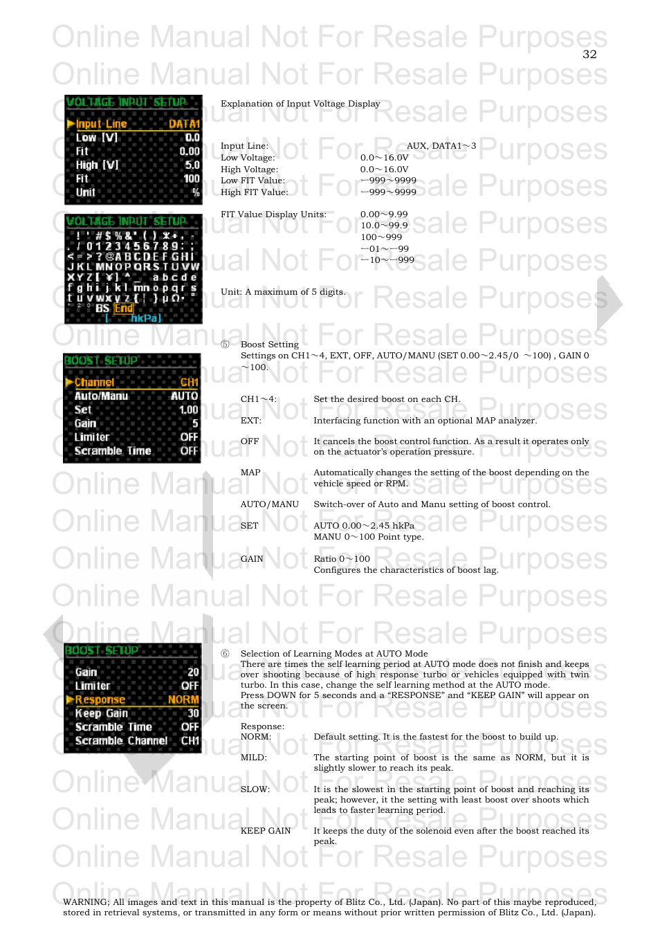 Online manual not for resale purposes | BLITZ SBC i-Color User Manual | Page 33 / 42
