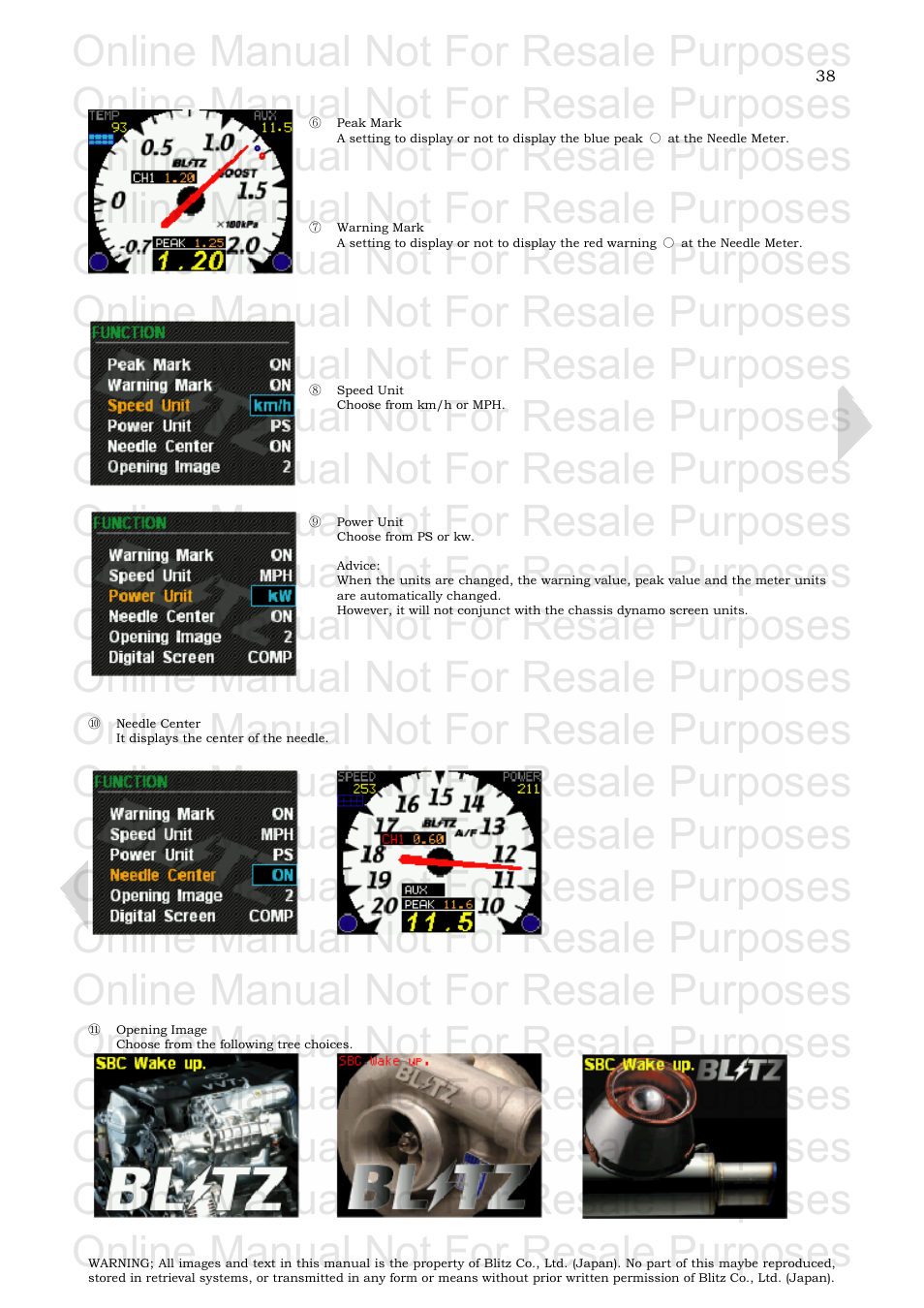 Online manual not for resale purposes | BLITZ SBC i-Color User Manual | Page 39 / 42