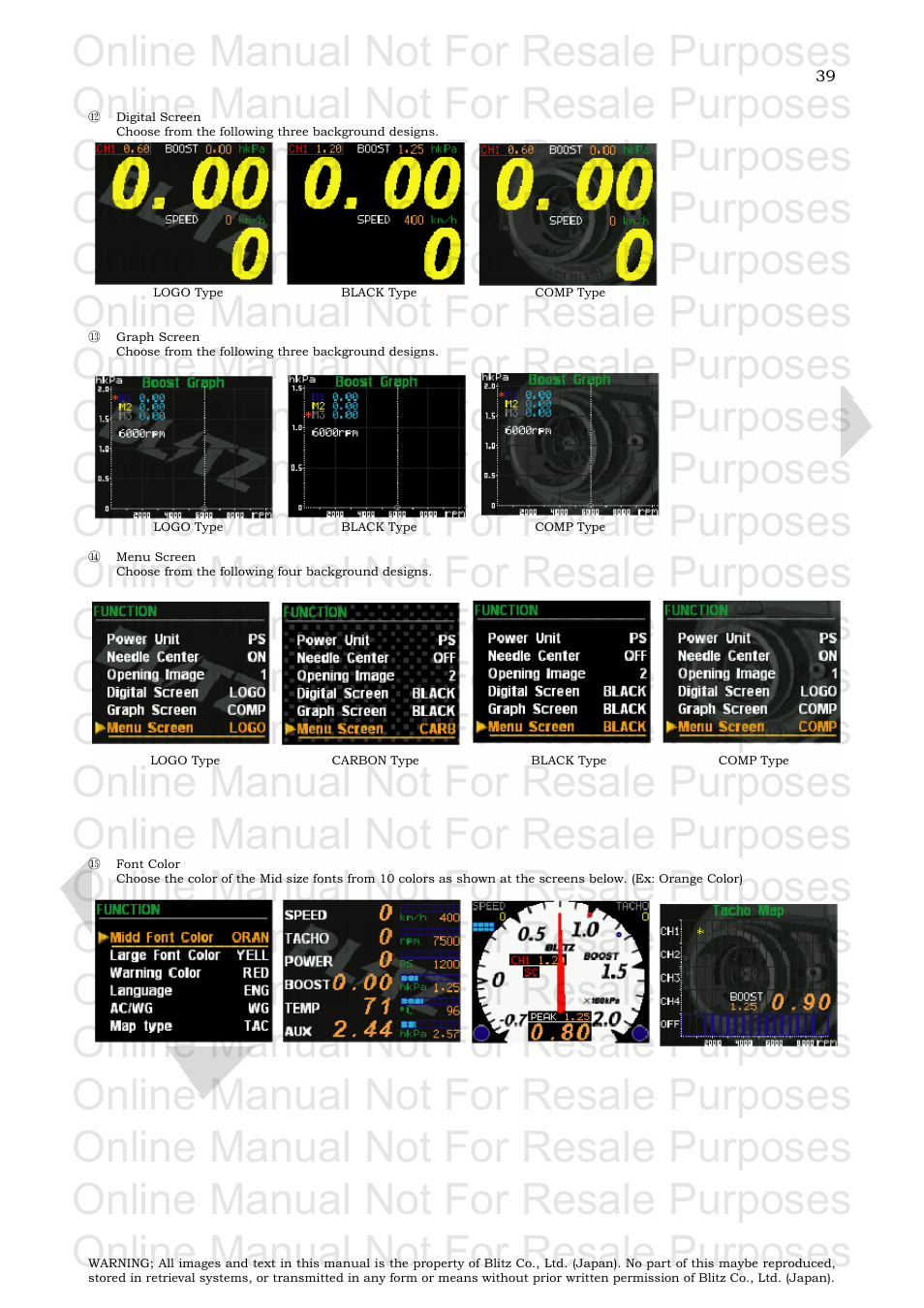 Online manual not for resale purposes | BLITZ SBC i-Color User Manual | Page 40 / 42