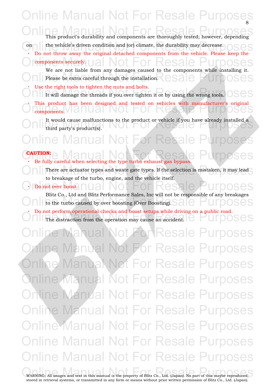 Online manual not for resale purposes | BLITZ SBC i-Color User Manual | Page 9 / 42