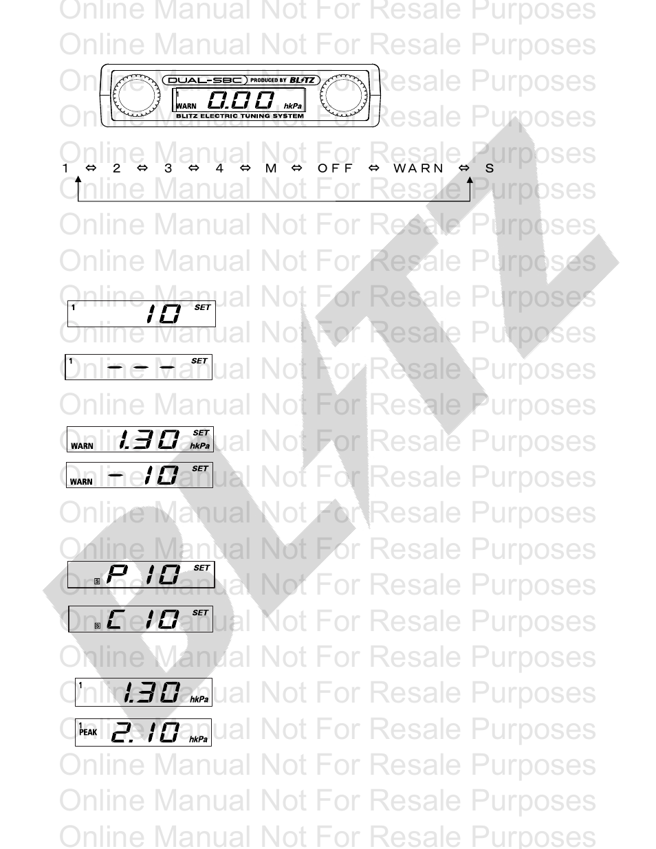 Online manual not for resale purposes | BLITZ Dual SBC Spec R & S User Manual | Page 8 / 12