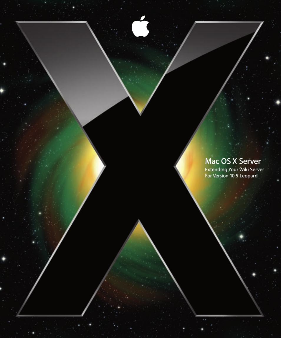 Apple Mac OS X Server (Extending Your Wiki Server For Version 10.5 Leopard) User Manual | 45 pages