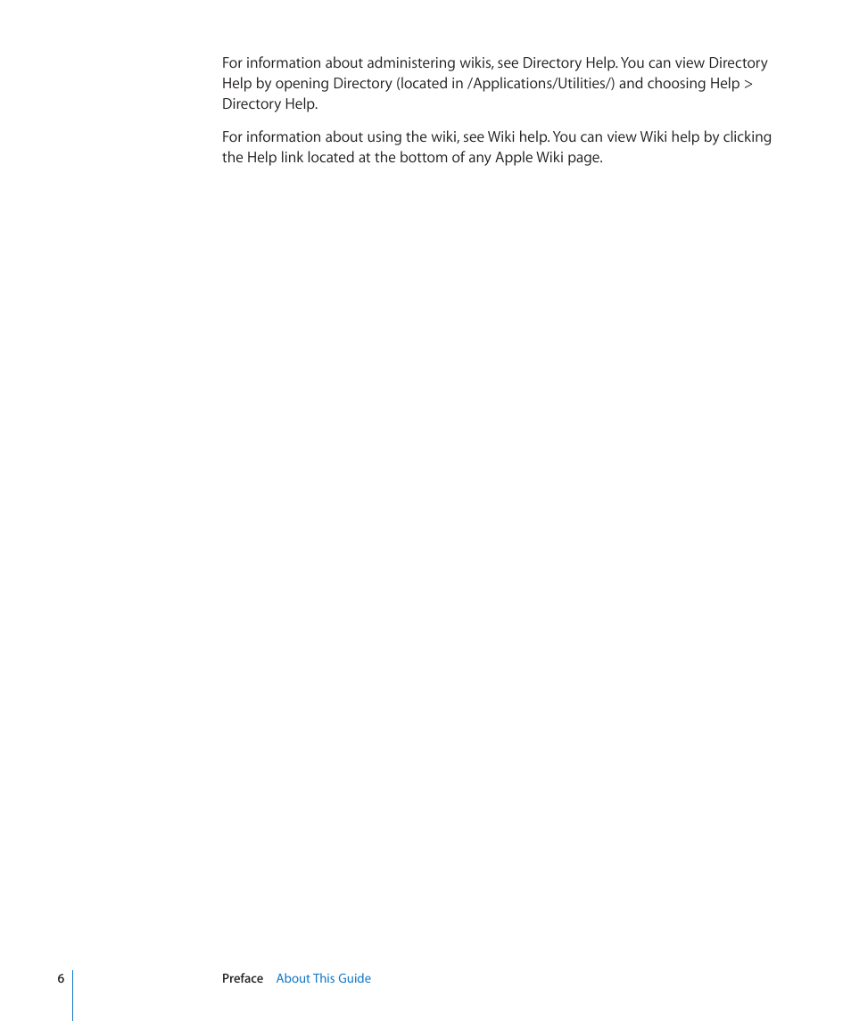 Apple Mac OS X Server (Extending Your Wiki Server For Version 10.5 Leopard) User Manual | Page 6 / 45